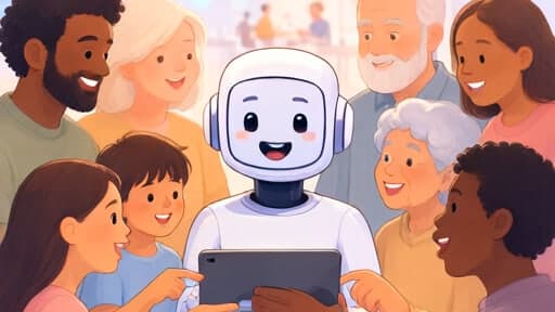 ИИ-иллюстрация к материалу: Anthropic запрашивает голосовые данные от пользователей Claude для обучения своих AI-моделей