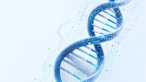 ИИ-иллюстрация к материалу: Google DeepMind представил технологию SynthID Bio для защиты биологических данных