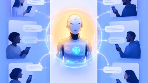 ИИ-иллюстрация к материалу: Instinct запускает групповые чаты с AI-агентом